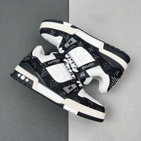 Louis Vuitton Луи Виттен Trainer Свободные кроссовки Черный и бел