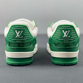 Louis Vuitton Луи Виттен Trainer Свободные кроссовки Бело-зеленый