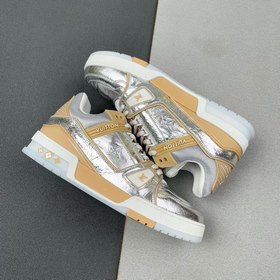 Louis Vuitton Trainer Серебристые кроссовки Верх из эксклюзивно 