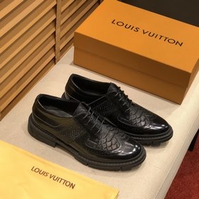 Louis Vuitton Классическая модель кожаных туфель Незаменимый эл