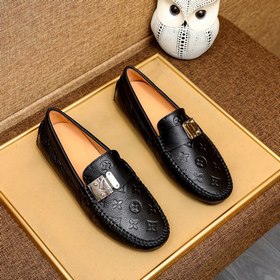 LV ботинки с каблуком Импортный верх из кожи бычка, импортная под