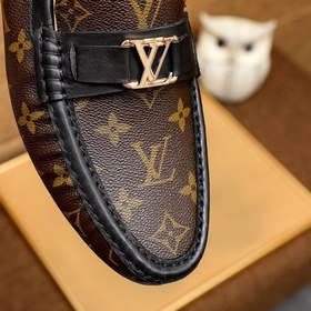 LV Новые туфли-ботинки черного и кофейного цветов Импортная ориги