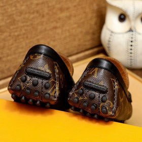 LV Новые туфли-ботинки черного и кофейного цветов Импортная ориги