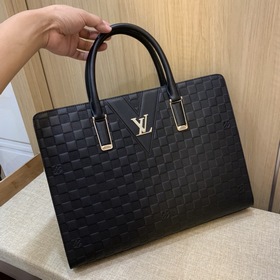 Lv Мужская сумка для документов из кожи слоновой кости Модель： 85