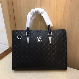 Lv Мужская сумка для документов из кожи слоновой кости Модель： 84
