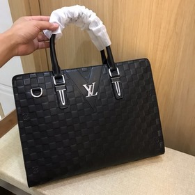 Lv Мужская сумка для документов из кожи слоновой кости Модель： 84