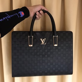 Lv Роскошный мужской портфель из кожи слона Модель： 856-1 Надежна