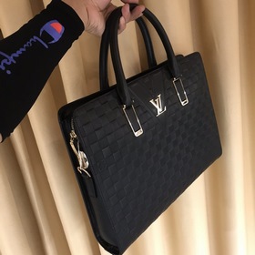 Lv Роскошный мужской портфель из кожи слона Модель： 856-1 Надежна