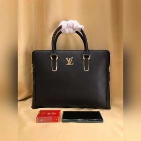 LV Мужская сумка-портфель с ремнем через плечо, модель： 860-1 Изг