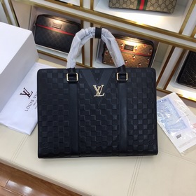 LV Мужская деловая сумка из кожи, модель 126-1 Высококачественна