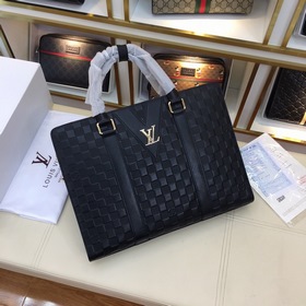 LV Мужская деловая сумка из кожи, модель 126-1 Высококачественна