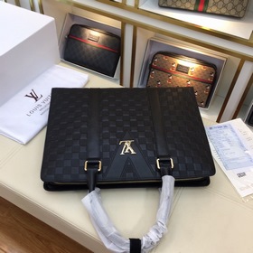 LV Мужская деловая сумка из кожи, модель 126-1 Высококачественна