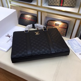LV Мужская деловая сумка из кожи, модель 126-1 Высококачественна