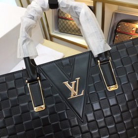 LV высококачественная мужская сумка для документов из кожи бычка,