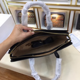 LV высококачественная мужская сумка для документов из кожи бычка,