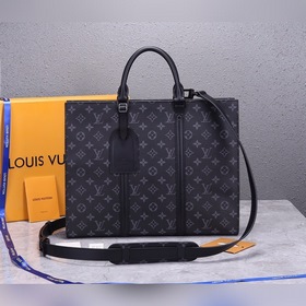 Мужской портфель LV, можно носить в руке или через плечо, модель