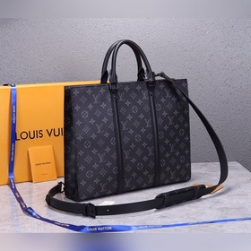 Мужской портфель LV, можно носить в руке или через плечо, модель