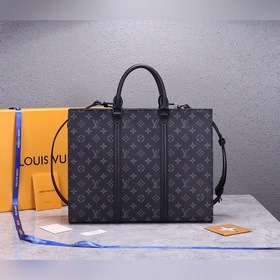 Мужской портфель LV, можно носить в руке или через плечо, модель