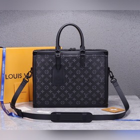 Мужской портфель LV, можно носить в руке или через плечо, модель