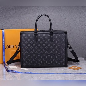 Мужской портфель LV, можно носить в руке или через плечо, модель