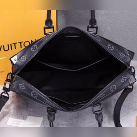 Мужской портфель LV, можно носить в руке или через плечо, модель 