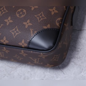 LV Мужской портфель для документов, черный, модель M41125 PORTE-D