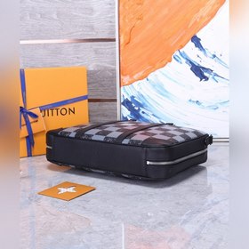 LV Почтовая сумка из кожи с шахматным узором Модель： 50072 Портф