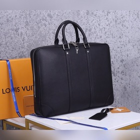 Мужской портфель LV из телячьей кожи, модель N56003 Портфель Port