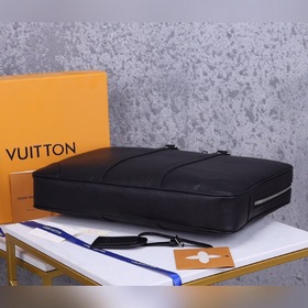 Мужской портфель LV из телячьей кожи, модель N56003 Портфель Port