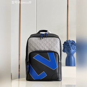 Рюкзак LV Dean, модель m59924 Двухплечевая сумка Dean из кожи с т
