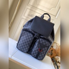 Рюкзак LV, модель N40279, черный  BACKPACK Мужской роскошный фу