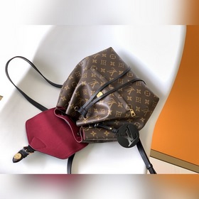 LV Montsouris Маленькая сумка через плечо, модель M45515, черная 