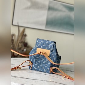 LV Джинсовая сумка-рюкзак для альпинизма, модель M95057 Джинсов