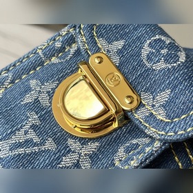 LV Джинсовая сумка-рюкзак для альпинизма, модель M95057 Джинсов