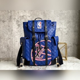 LV Модель M21104 Синий Рюкзаки Серия CHRISTOPHER Средний рюкзак