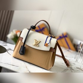 LV Lockme Ever BB сумка, абрикосовый с бежевым, модель M56645 Сум