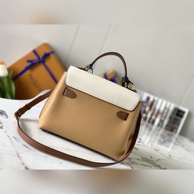 LV Lockme Ever BB сумка, абрикосовый с бежевым, модель M56645 Сум