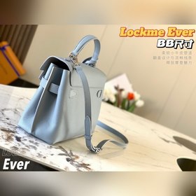 LV  Сумка Lockme Ever BB, модель M56321, цвет «туманный синий» С
