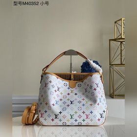 LV модель M40352 белая трехцветная серия GRACEFUL сумка для покуп