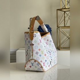 LV модель M40352 белая трехцветная серия GRACEFUL сумка для покуп