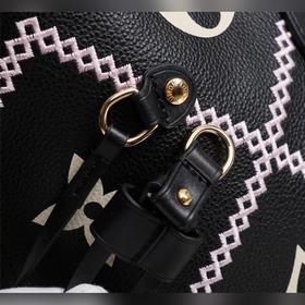 LV Модель 46040 Двухцветная сумка-тоут с вышитыми нитками, сумка-