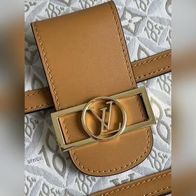 Средняя сумка LV Dauphine, модель M59483, белая Эта сумка Dauphi