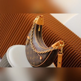 LV Loop полукруглая сумка-батон, модель M81098 Сумка Croissant и