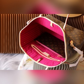 Средняя сумка LV Neverfull Сумка Neverfull среднего размера сочет