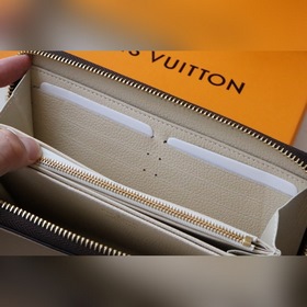 LV zippy кошелек на молнии Модель M80116 Бежевый Кошелек на мол
