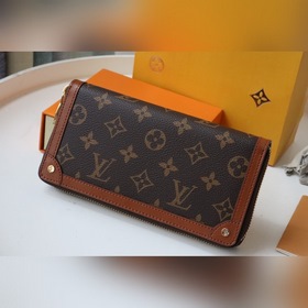 LV Модель M80558 TRUNK кошелек на молнии Вдохновленный мужской с