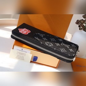 LV ZIPPY VERTICAL Кошелек Модель M81107 Сумка на молнии Кошелек Z