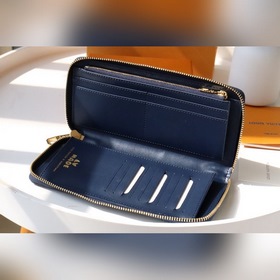 LV ZIPPY VERTICAL Кошелек Модель M81107 Сумка на молнии Кошелек Z