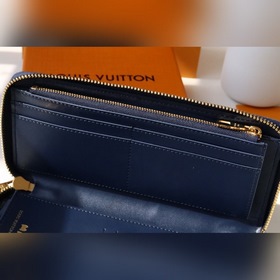 LV ZIPPY VERTICAL Кошелек Модель M81107 Сумка на молнии Кошелек Z