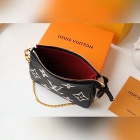 LV Mini Pochette Accessoires клатч, модель M80732 Сумка Mini Poc